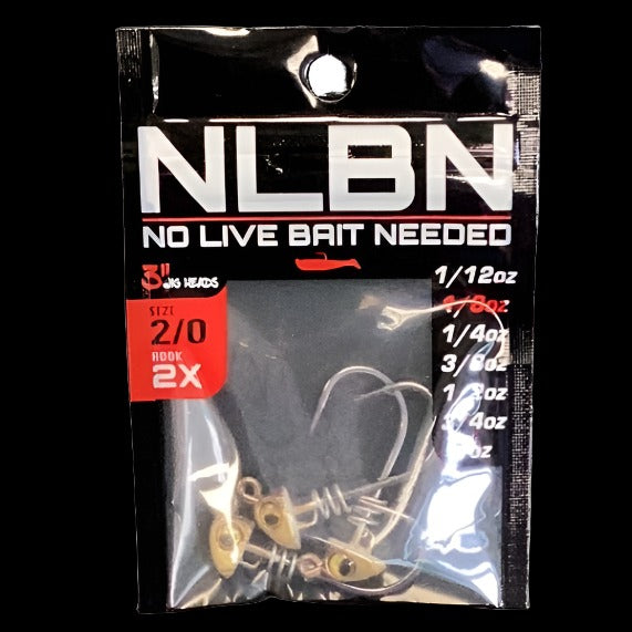 NLBN 3" Jig Heads