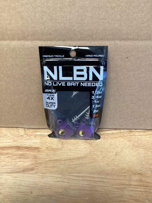 NLBN Tuna 4X Super Duty Jig Heads