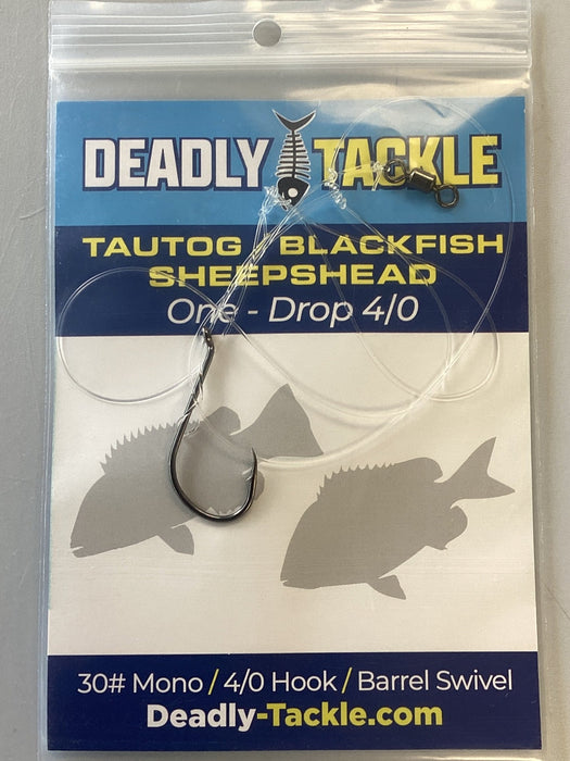 Deadly Tackle Tautog/Blackfish Sheepshead One-Drop 4/0