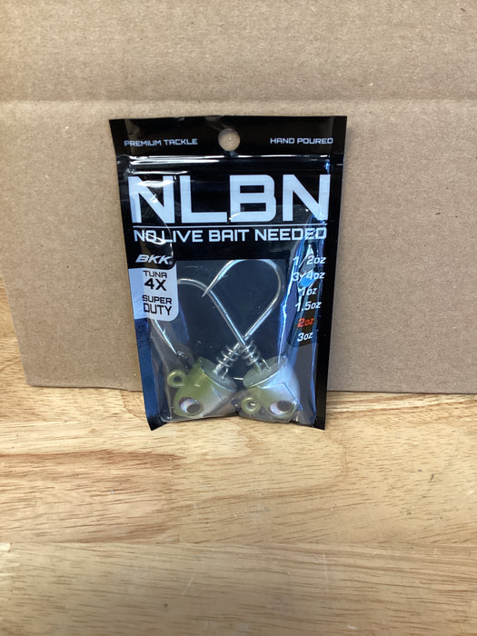 NLBN Tuna 4X Super Duty Jig Heads