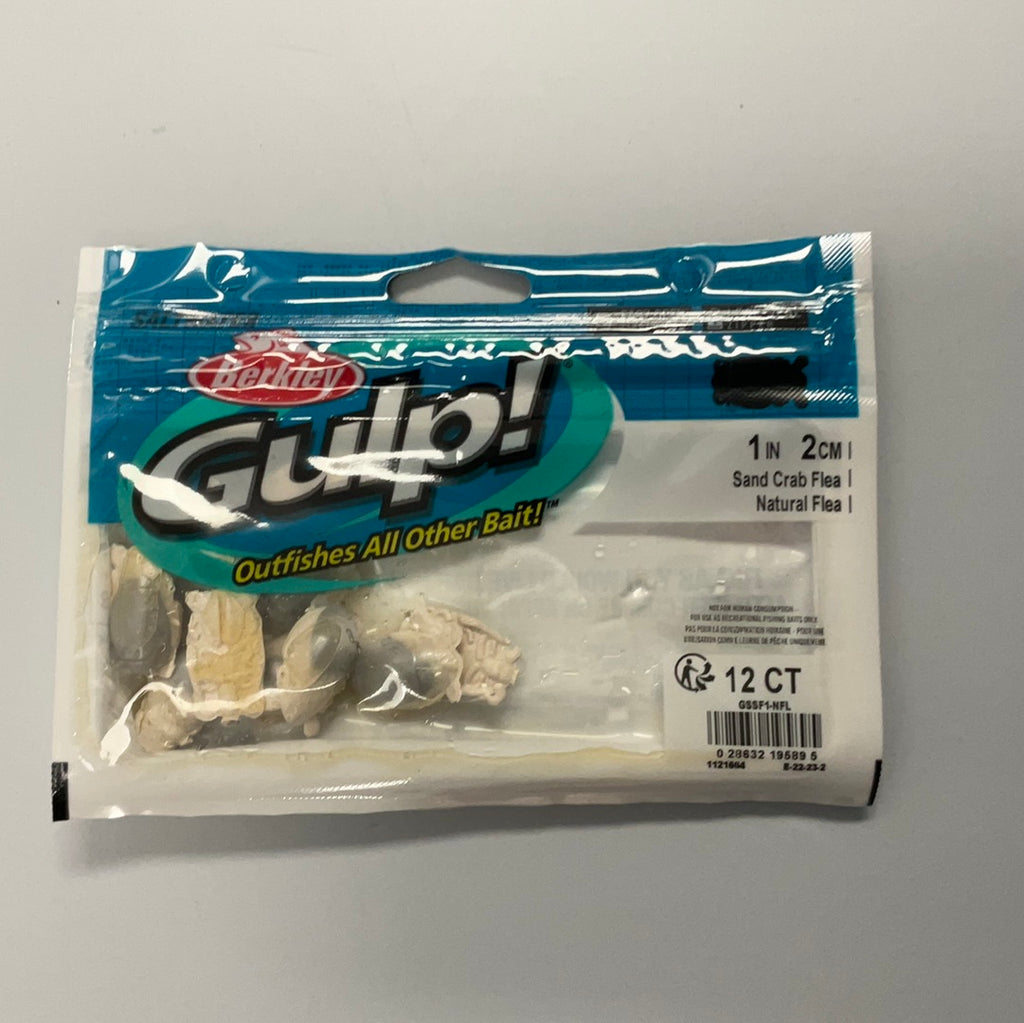 Berkley GSSF1-NFL Gulp 1 Sand Flea Natural Flea 12 Ct