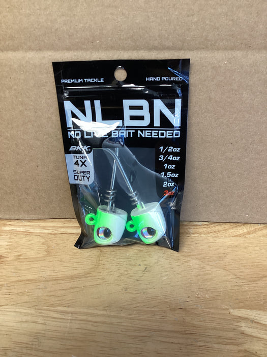 NLBN Tuna 4X Super Duty Jig Heads