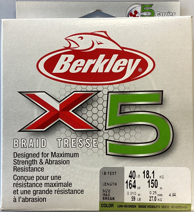 Berkley X5BFS40-22 X5 Braid