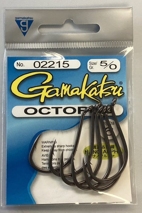 Gamakatsu 02215 Octopus Nano Alpha #5/0 6Pk